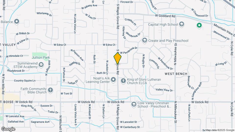 3695 N Maple Grove Rd Map and Location Details