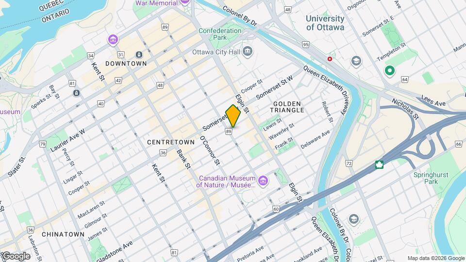 255 Metcalfe St Map and Location Details