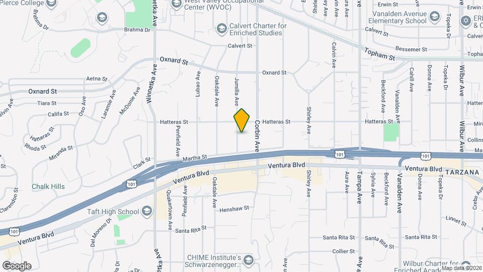 5710 Jumilla Ave Map and Location Details