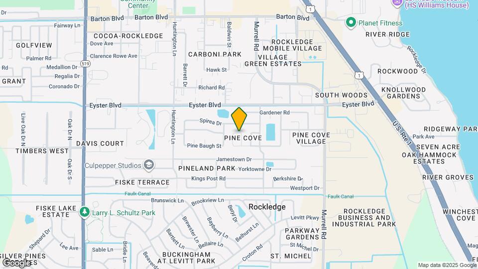 865 Pine Wood Ave Map and Location Details