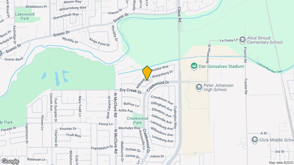 721 Spindale Dr Map and Location Details