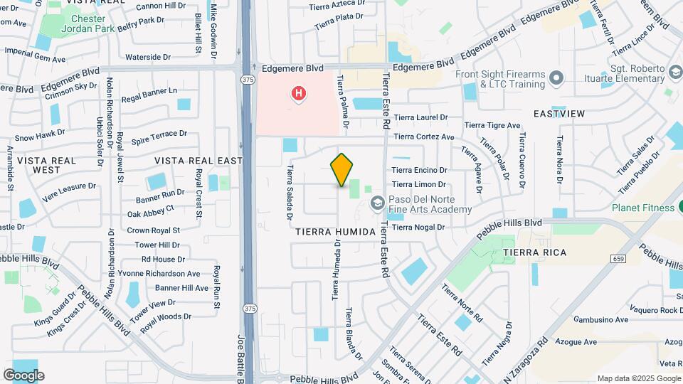 3052 Tierra Humeda Dr Map and Location Details
