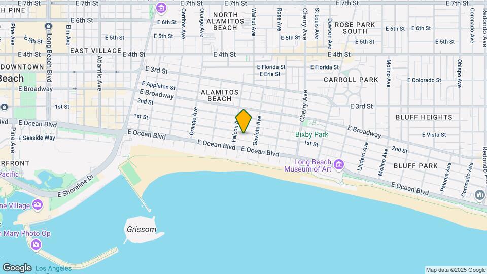 1528 E 1st St Mapa y Detalles de la Ubicación