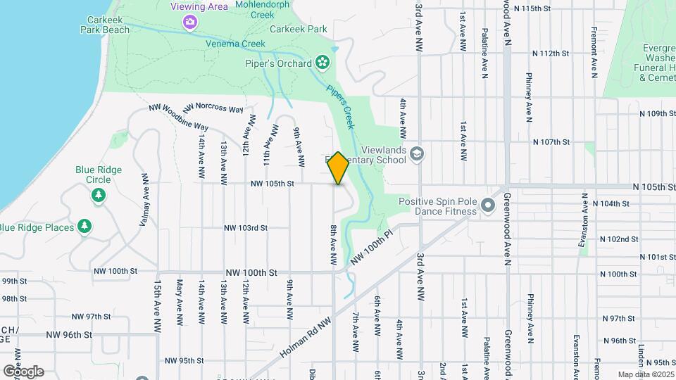 10432 8th Ave NW Map and Location Details