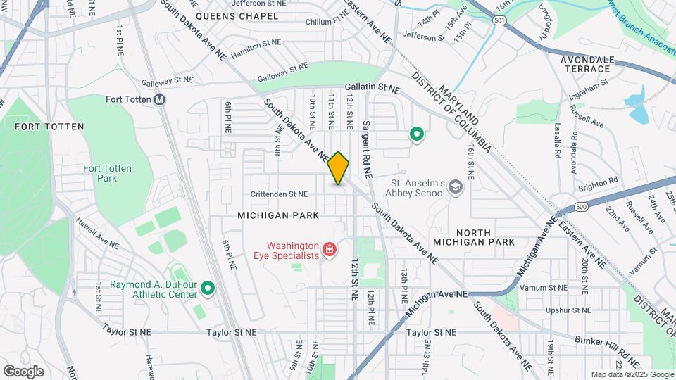 1028 Crittenden St NE Map and Location Details