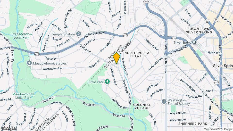 1801 Primrose Rd NW Map and Location Details