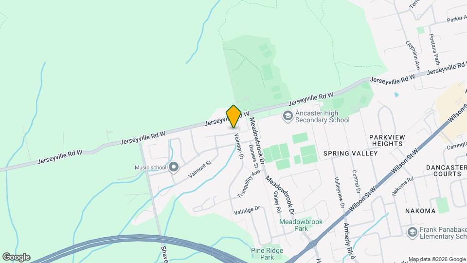 81 Valridge Dr Map and Location Details