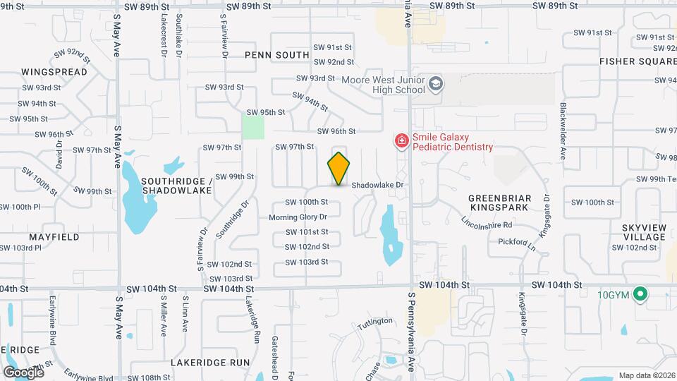 2312 Shadowlake Dr Map and Location Details