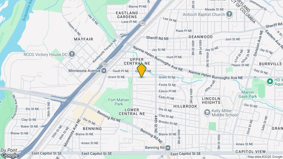 4221 Grant St NE Map and Location Details