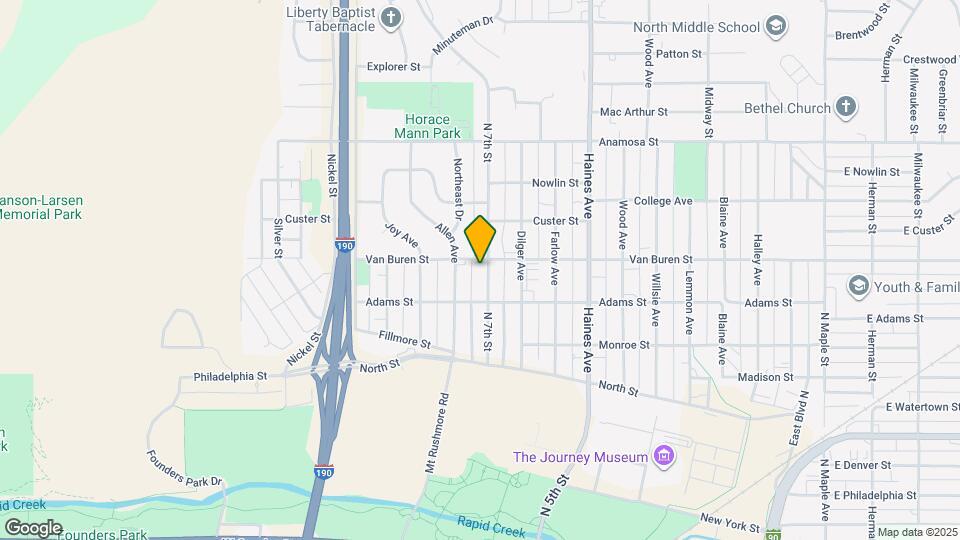 825 N 7th St Map and Location Details