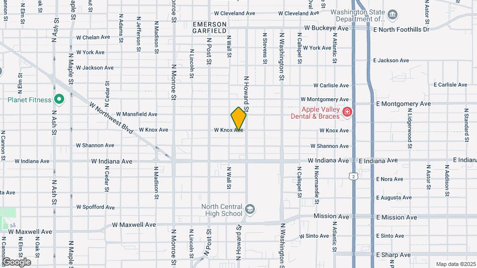 613 W Knox Ave Map and Location Details