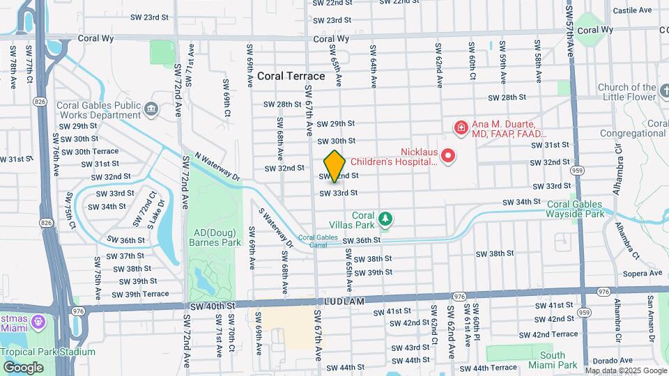 6521 SW 33rd St Map and Location Details