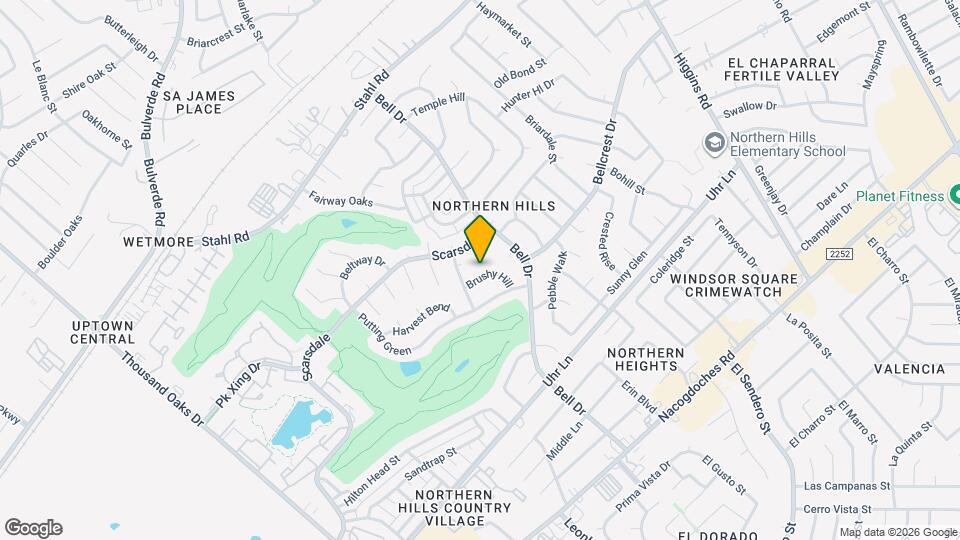 4423 Brushy Hill Map and Location Details