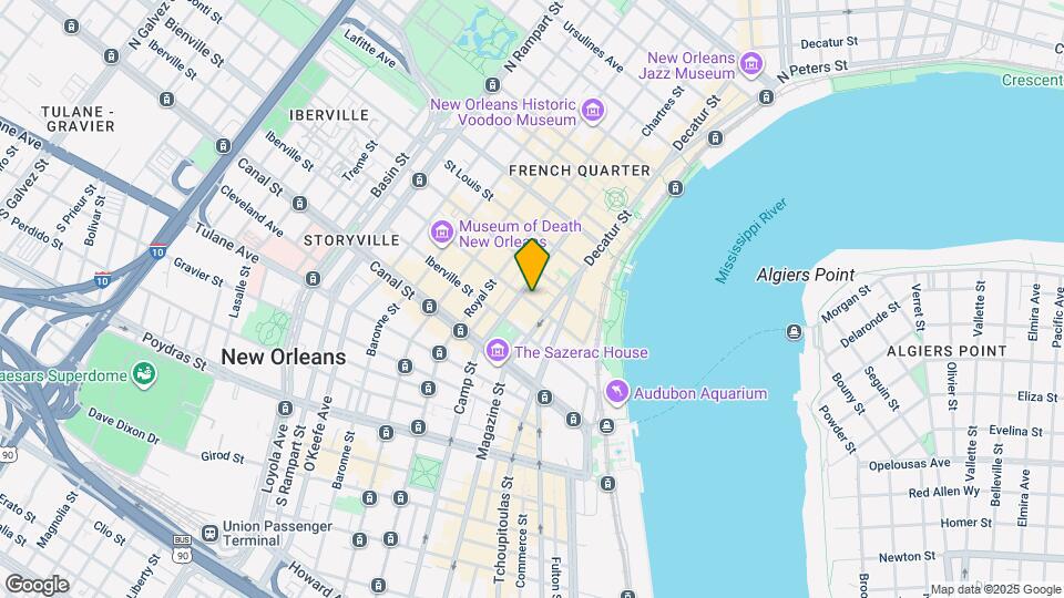 531 Bienville St Map and Location Details