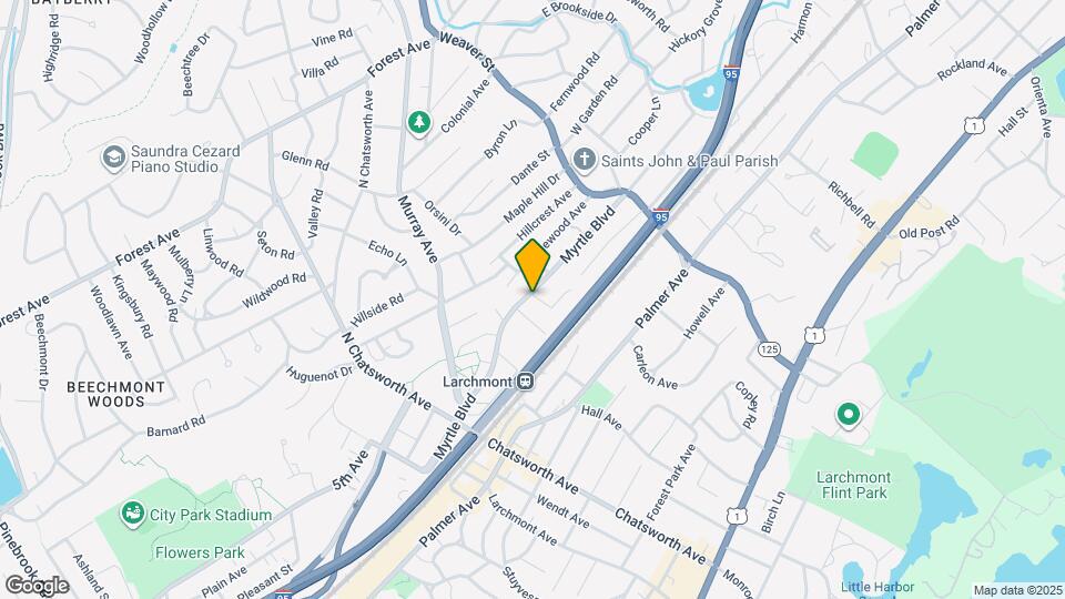 93 Myrtle Blvd Map and Location Details