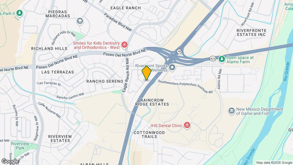 8232 Bluffs Edge Pl NW Map and Location Details