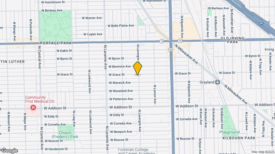 5001 W Grace St Map and Location Details