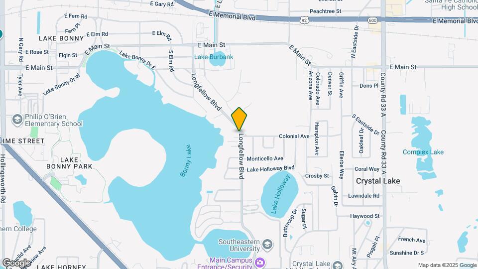 445 Longfellow Blvd Map and Location Details