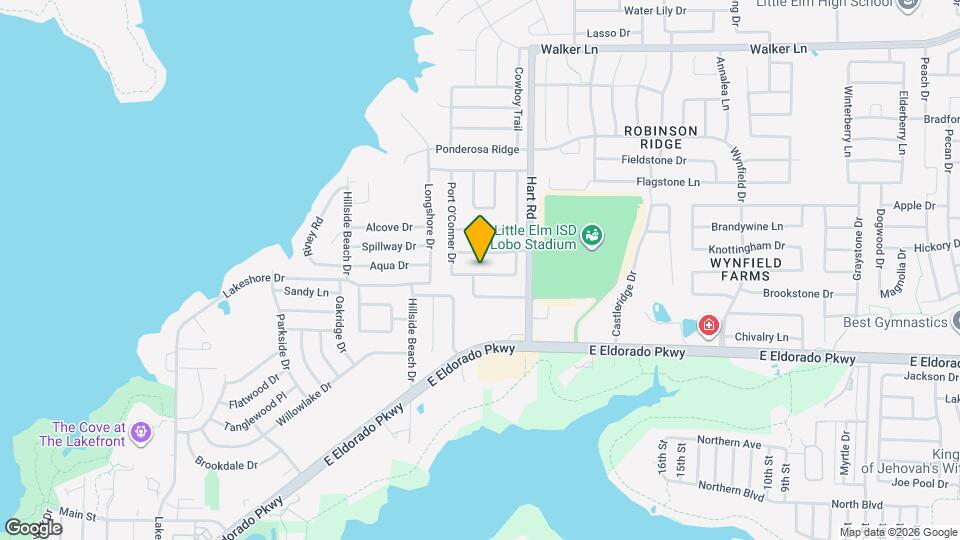 1029 Port Mansfield Dr Map and Location Details