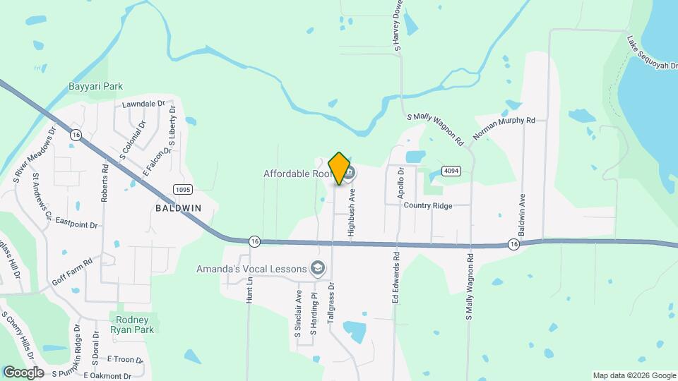 1230 S Blue Willow Ave Map and Location Details