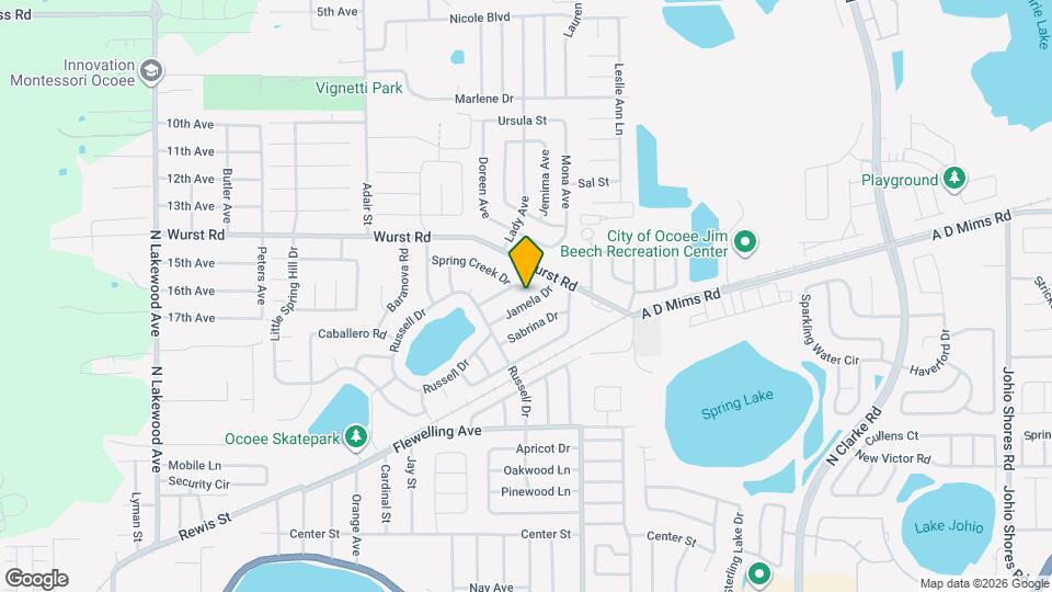 1100 Jamela Dr Map and Location Details