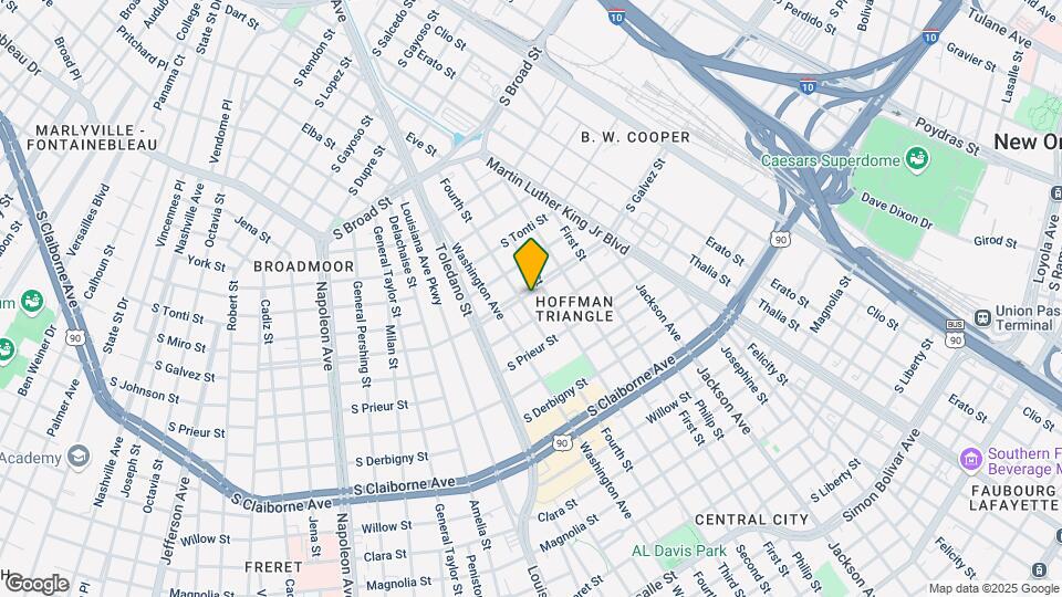 2620-2622 S Galvez St Map and Location Details