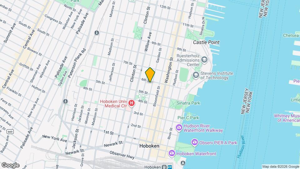 528 Garden St Map and Location Details