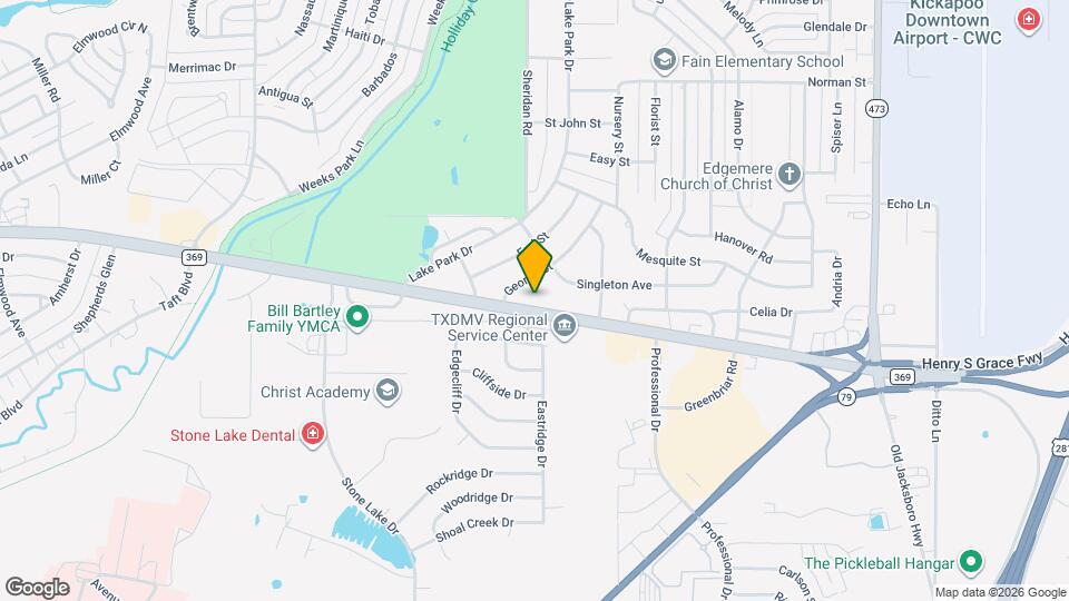 1618 Southwest Pkwy Map and Location Details