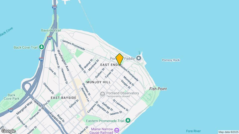 218 Eastern Promenade, Unit 3 Map and Location Details
