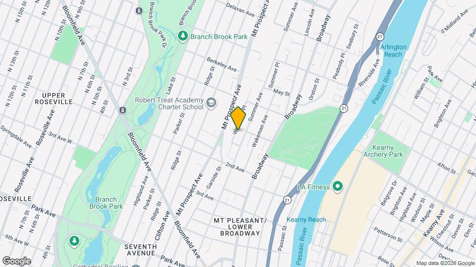 35 Woodside Pl, Unit Second floor Mapa y Detalles de la Ubicación