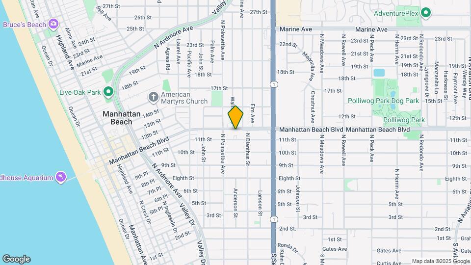 926 Manhattan Beach Blvd Map and Location Details