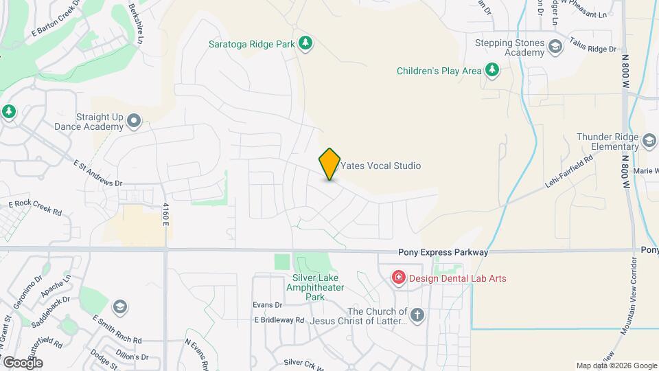 1583 W Quailhill Rd Map and Location Details