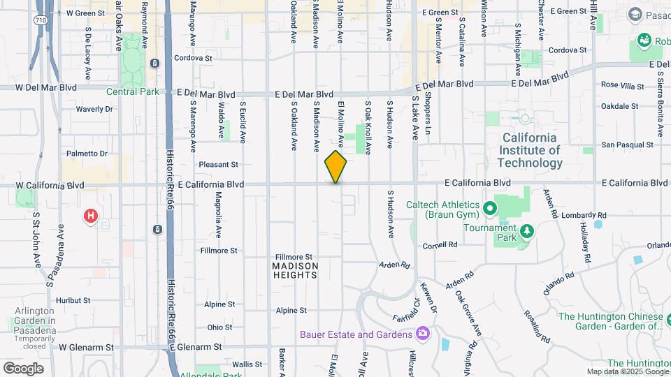 634-636 E California Blvd Map and Location Details