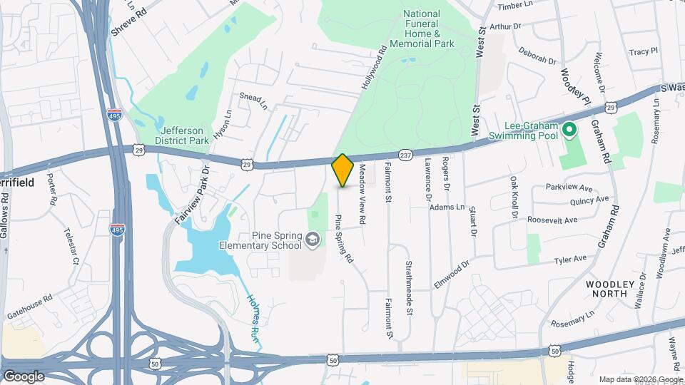 2901 Pine Spring Rd Mapa y Detalles de la Ubicación