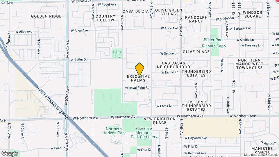 8324 N 61st Ln Map and Location Details