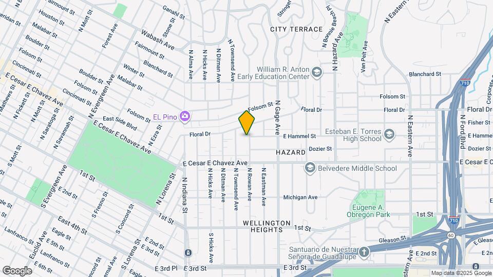 459 N Rowan Ave Map and Location Details