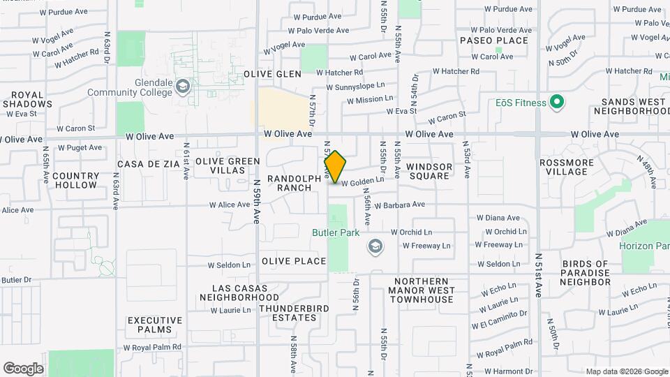 5643 W Golden Ln Mapa y Detalles de la Ubicación