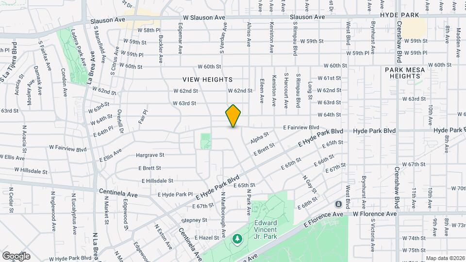 720 E Fairview Blvd, Unit 1 Mapa y Detalles de la Ubicación