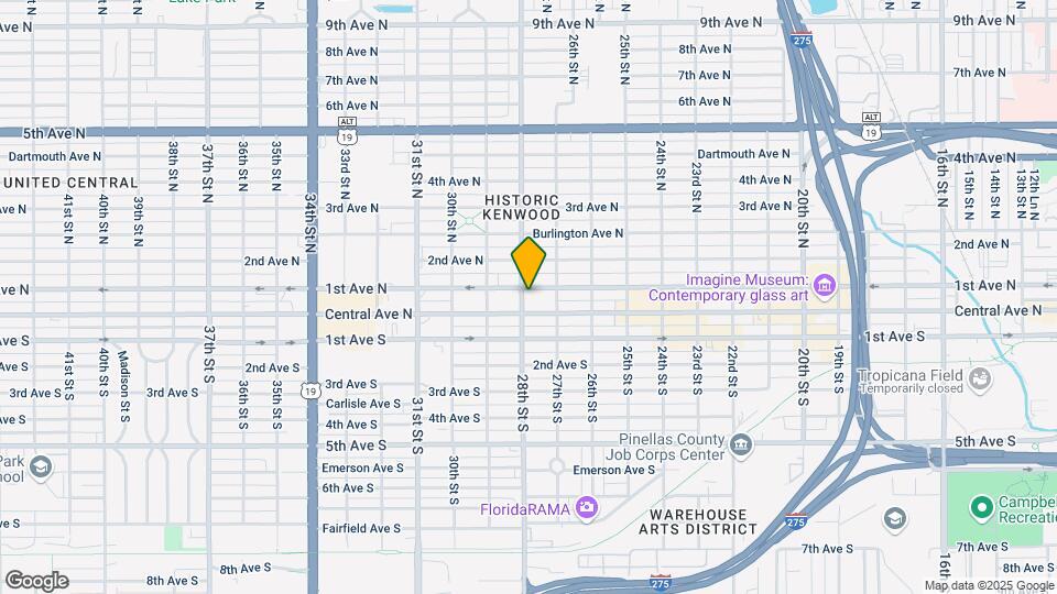 2790 1st Ave N Map and Location Details