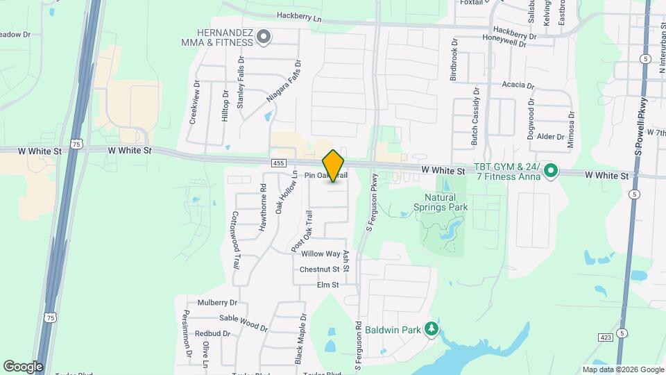 1618 Black Oak Ct Map and Location Details