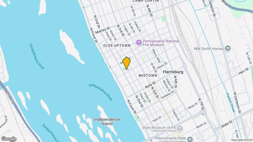 204 Hamilton St Mapa y Detalles de la Ubicación