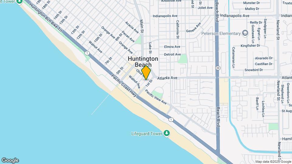 Huntington Villas Mapa y Detalles de la Ubicación