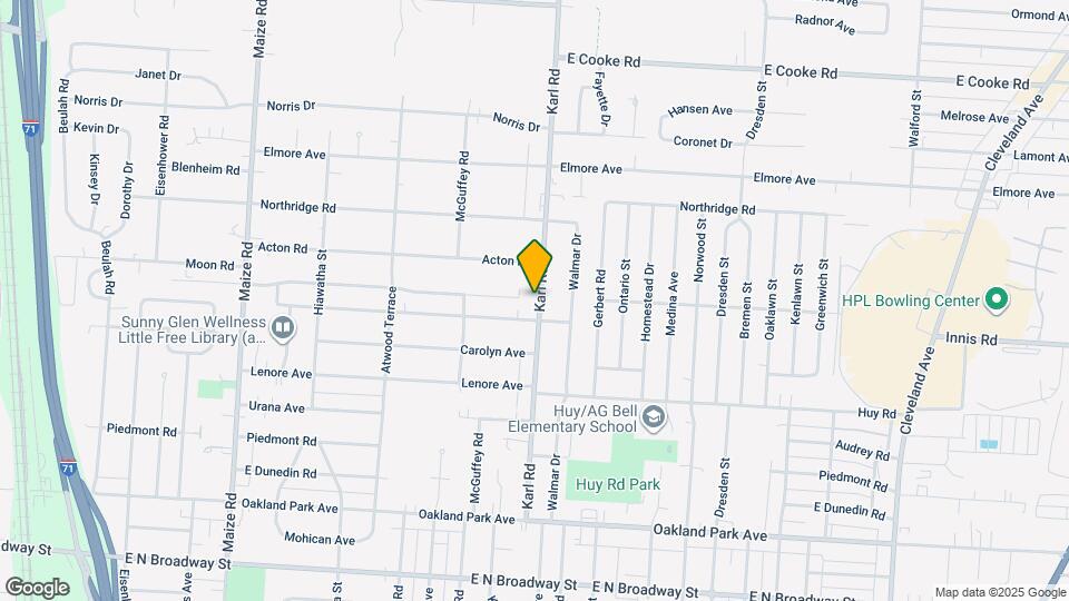 3523 Karl Rd Map and Location Details