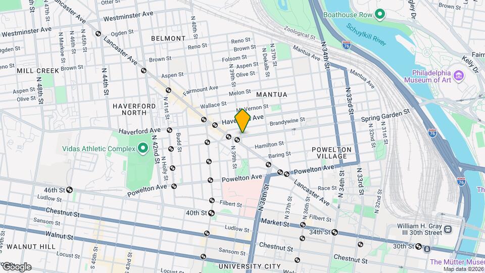 3847 Spring Garden St Map and Location Details