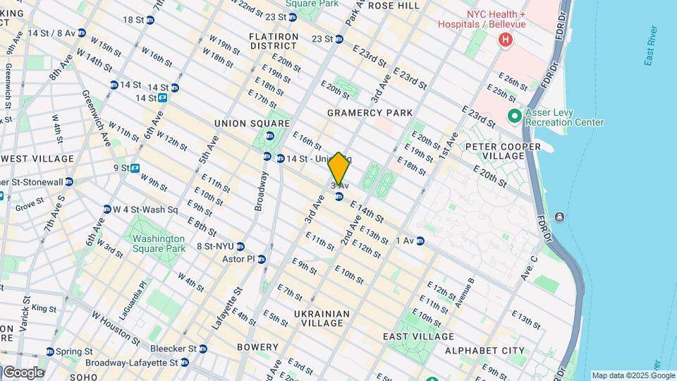 207 E 14th St Map and Location Details