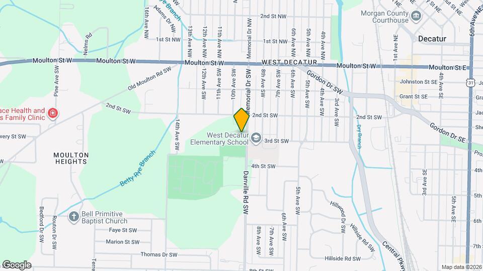615 Memorial Dr SW Map and Location Details