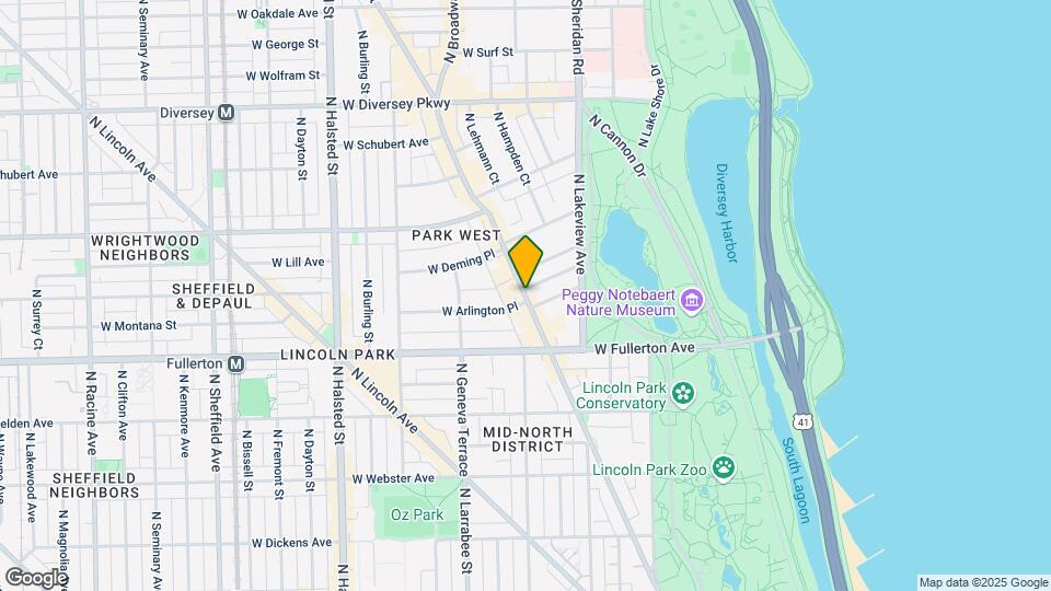 2465 N Clark St Map and Location Details