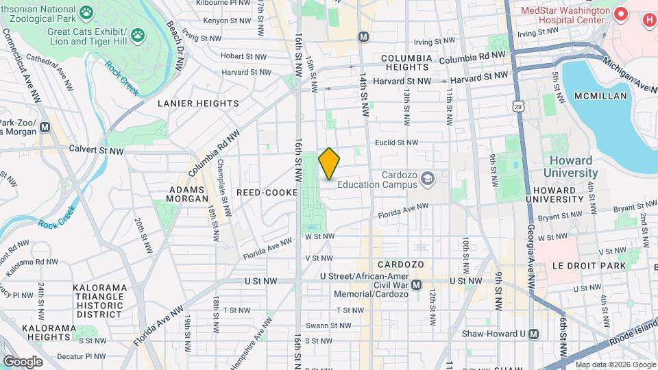 1457 Chapin St NW Mapa y Detalles de la Ubicación