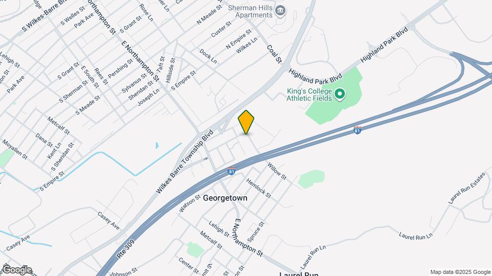 1025 Willow St, Unit 1 Mapa y Detalles de la Ubicación