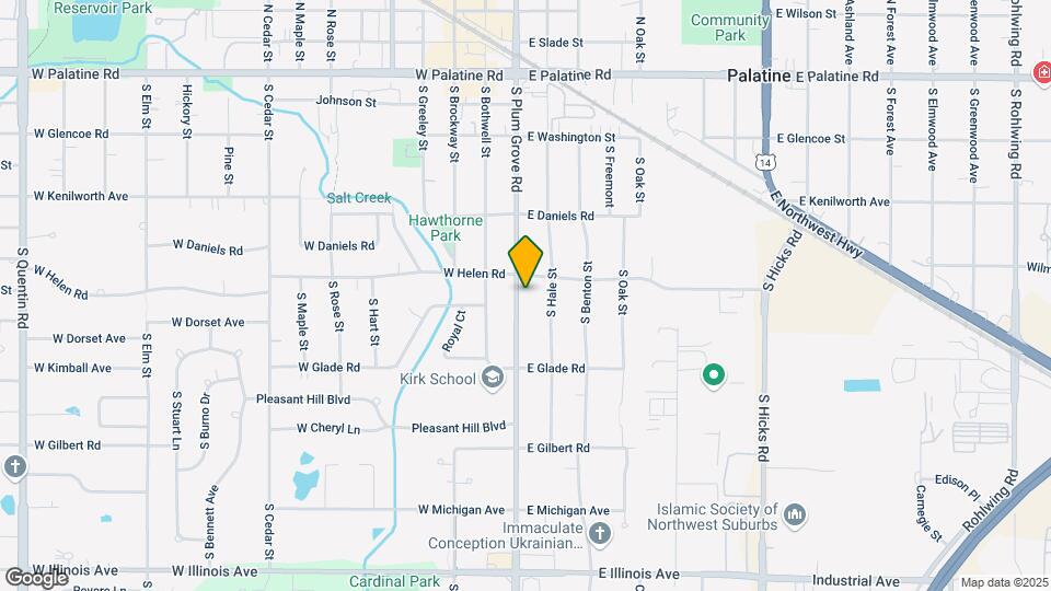 317 S Plum Grove Properties Map and Location Details